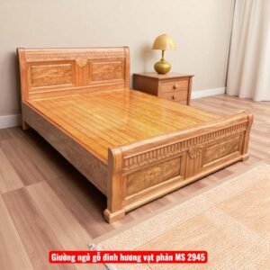 Giường gỗ đinh hương vạt phản bền chắc giá tốt