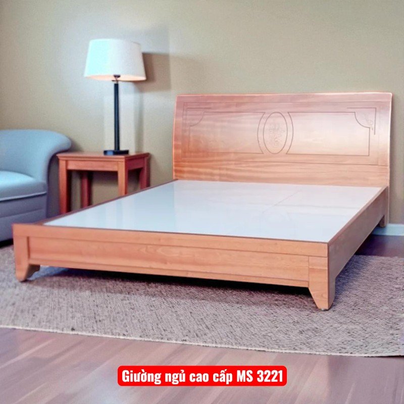 Giường ngủ gỗ tự nhiên 1m6x2m