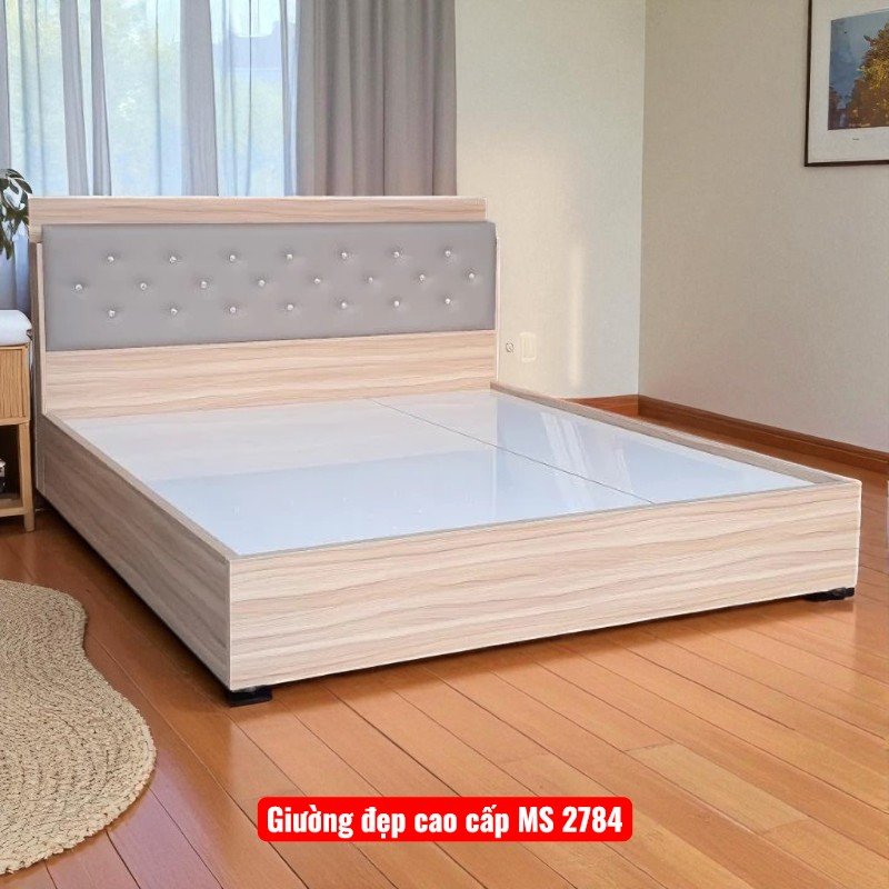 Giường ngủ hiện đại bọc nệm