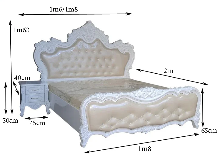 Giường ngủ tân cổ điển cao cấp