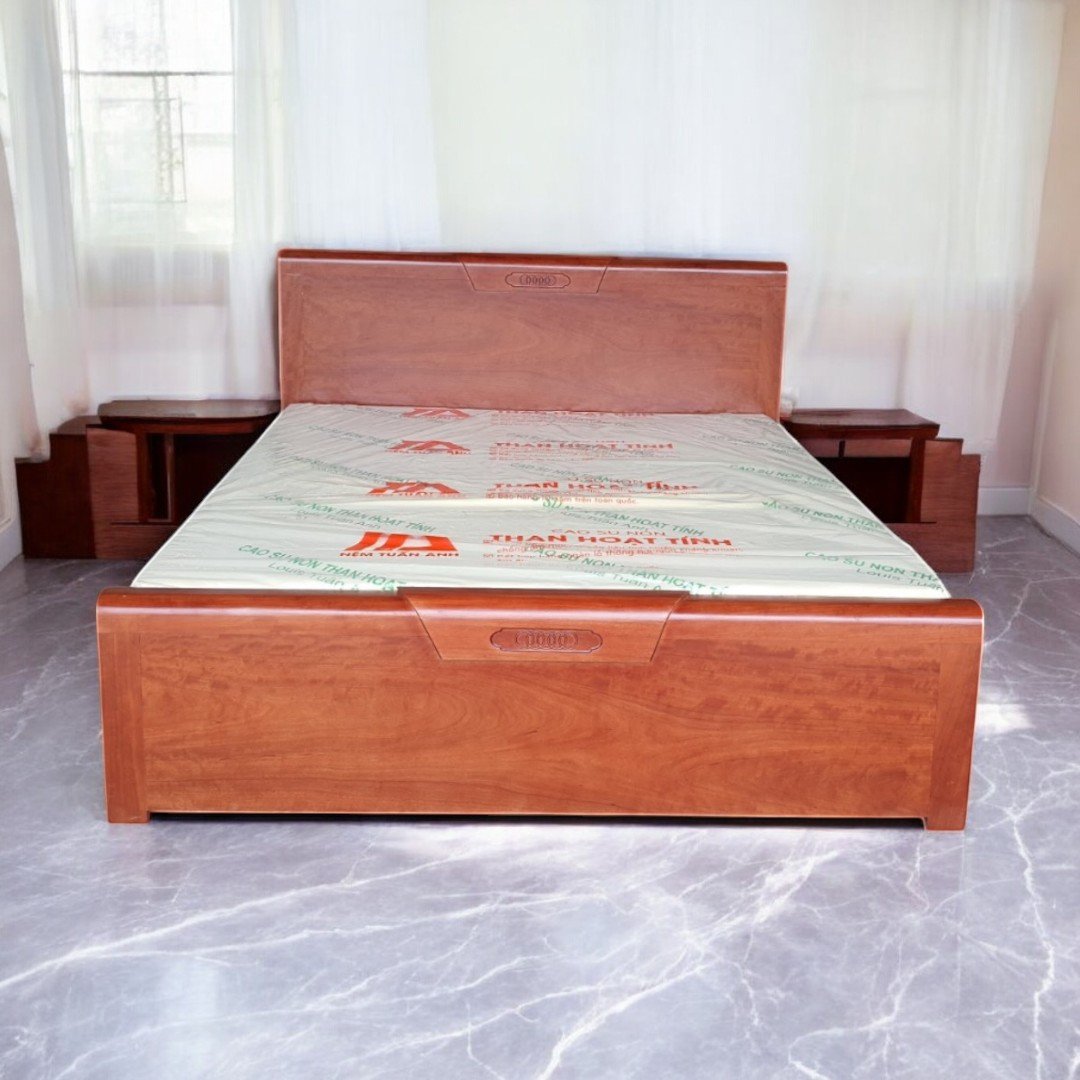 7 mẫu giường gỗ 1m8x2m đẹp sang trọng hiện đại nhất