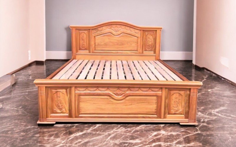 Giường ngủ gỗ xoan đào tự nhiên tại TPHCM Giường ngủ gỗ xoan đào tự nhiên tại TPHCM