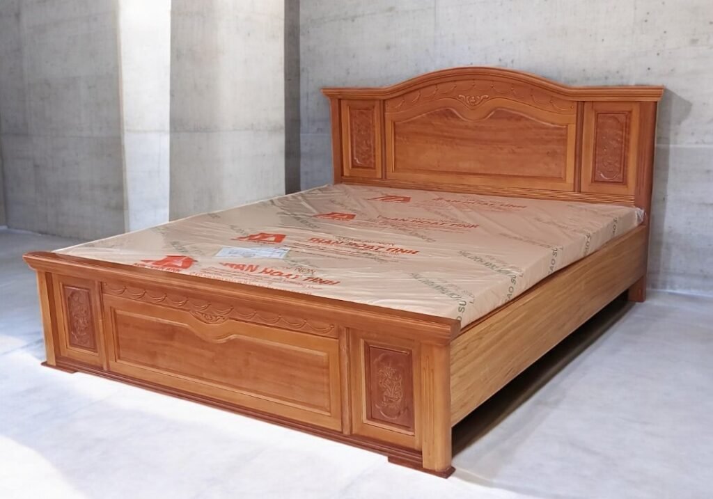 Top 10 mẫu giường gỗ sồi đẹp bền chắc chắn nhất