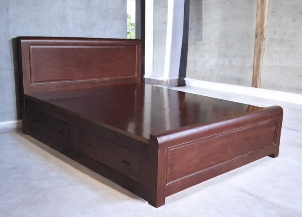 Top 10 mẫu giường gỗ sồi đẹp bền chắc chắn nhất