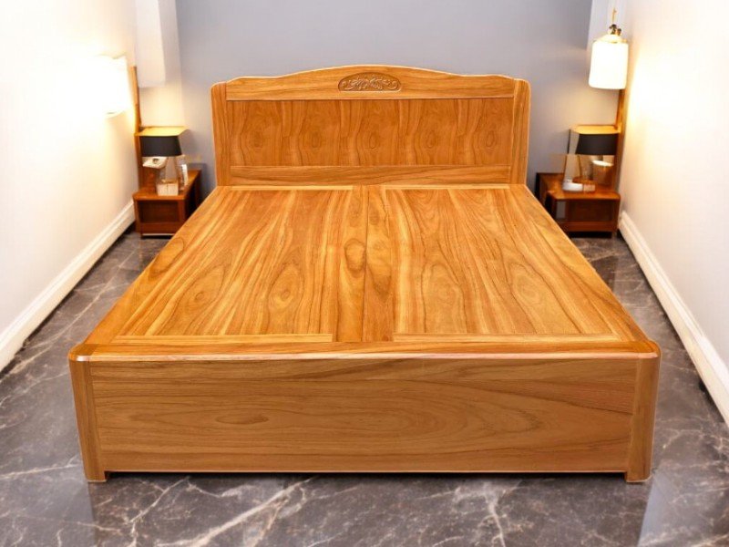 9 mẫu giường gỗ công nghiệp tại TPHCM đẹp giá tốt