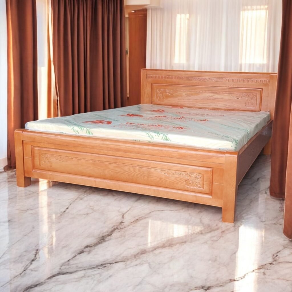 6 mẫu giường gỗ ép tại TPHCM giá rẻ bền đẹp