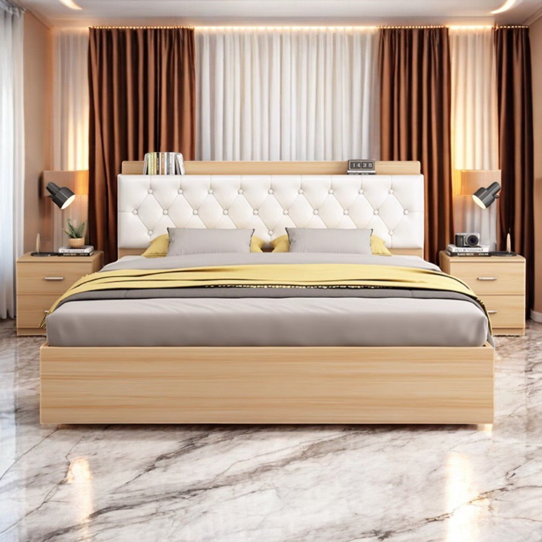 6 mẫu giường gỗ ép tại TPHCM giá rẻ bền đẹp