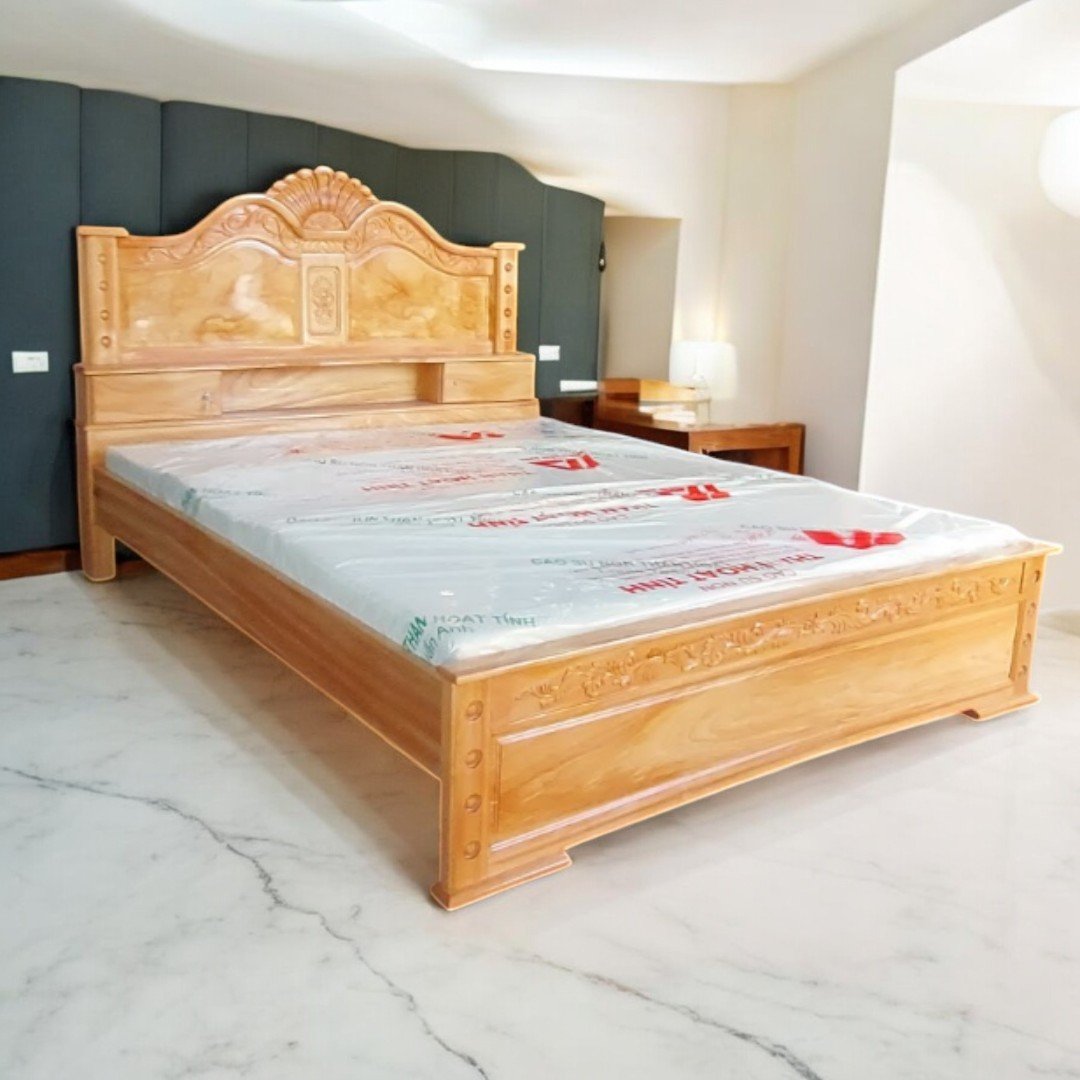 10 mẫu giường ngủ gỗ công nghiệp giá rẻ tại TPHCM