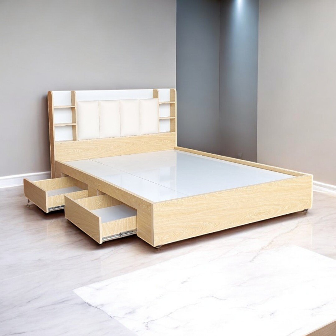 6 mẫu giường hộp gỗ tại TPHCM đẹp hiện đại