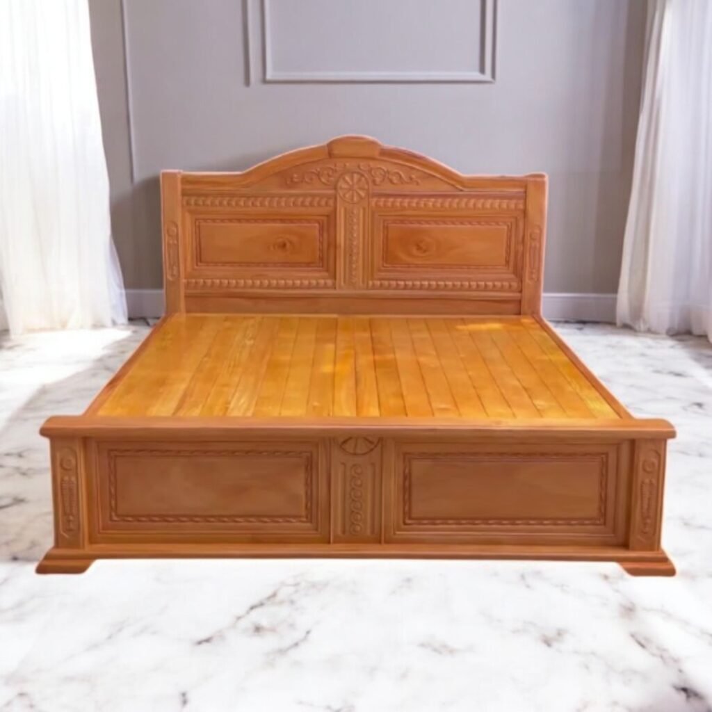 10 mẫu giường gỗ sồi tại TPHCM đẹp bền
