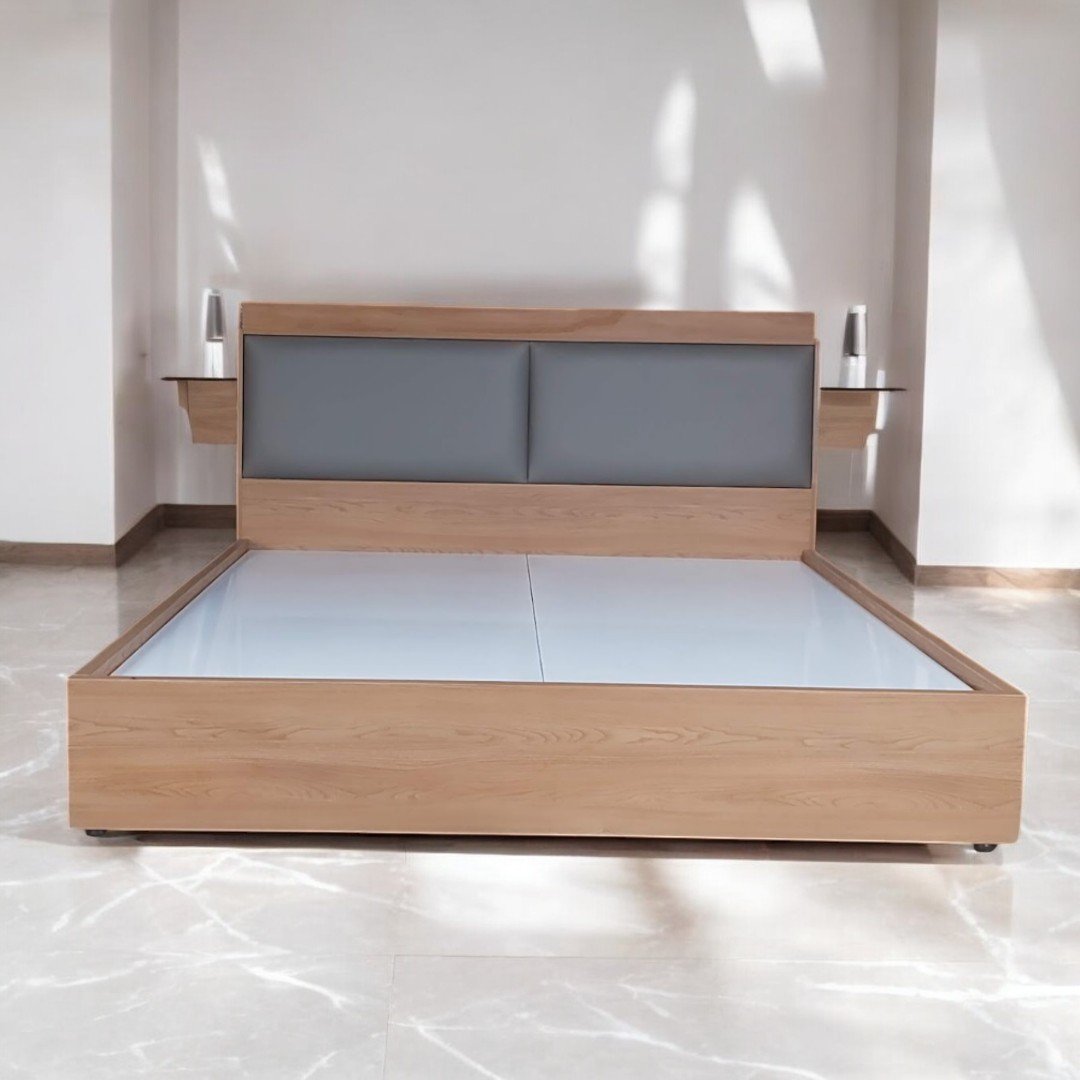 10 mẫu giường gỗ sồi bền đẹp sang trọng đáng mua nhất
