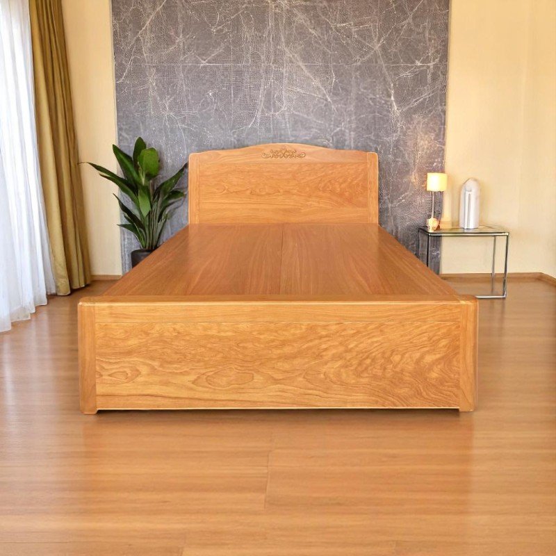 Giá giường gỗ sồi 1m6