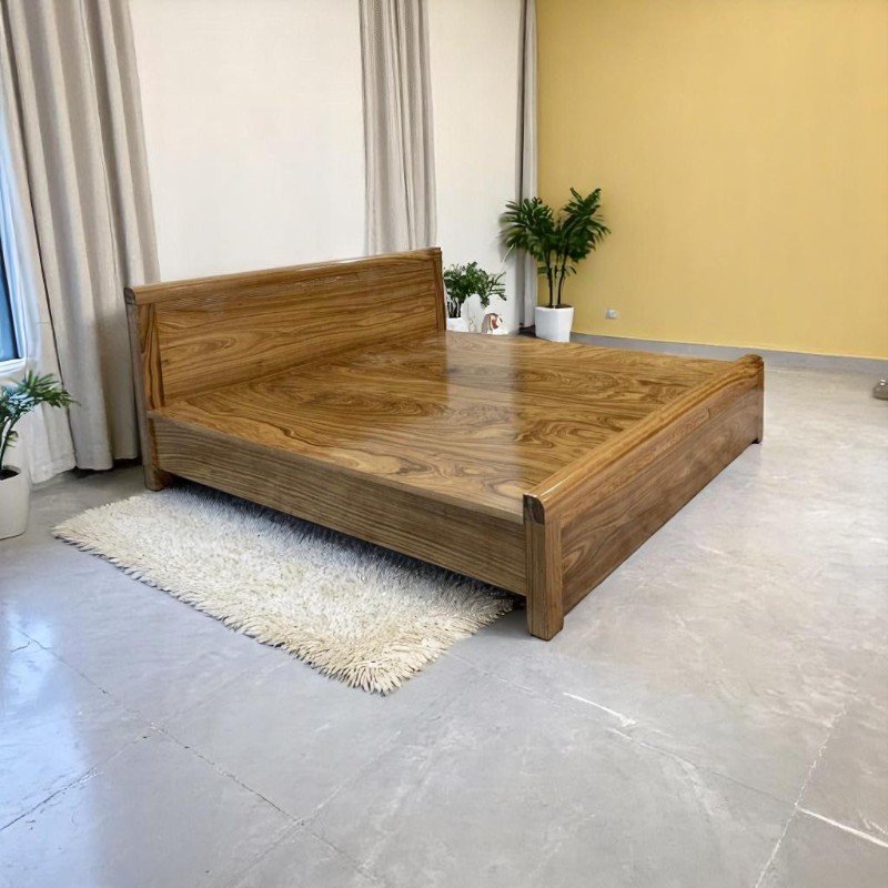 Giá giường gỗ sồi 1m6
