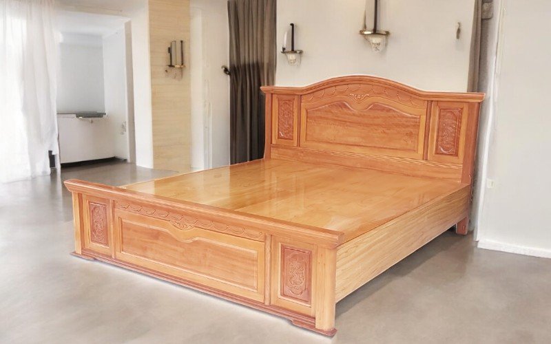 Giường gỗ tại quận 3 sang trọng bền đẹp giá tốt