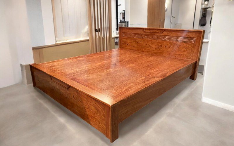 Giường gỗ tại quận 3 sang trọng bền đẹp giá tốt