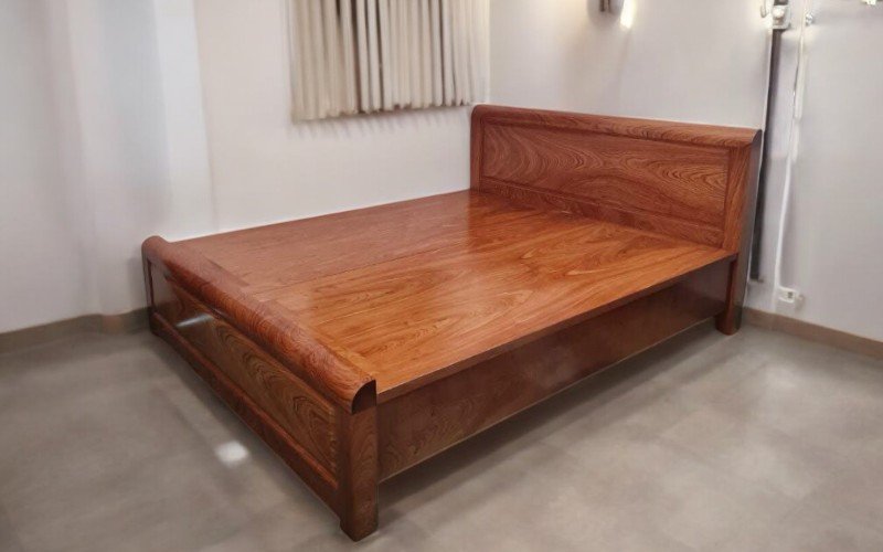Giường gỗ tại quận 3 sang trọng bền đẹp giá tốt