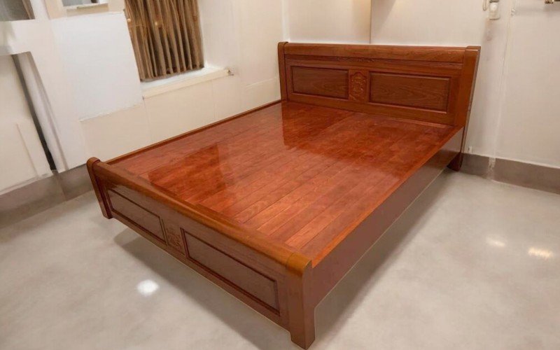 Giường gỗ tại quận 3 sang trọng bền đẹp giá tốt