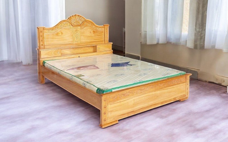 Giá giường gỗ công nghiệp 1m8 chất lượng tốt giá rẻ