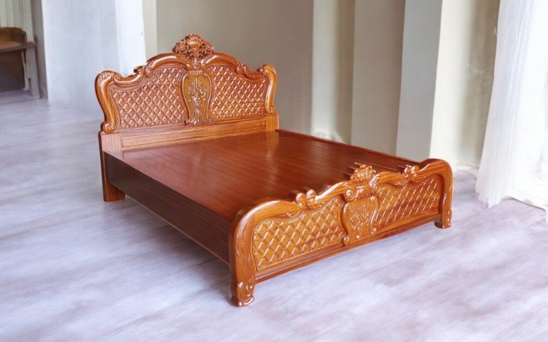 Giá giường gỗ công nghiệp 1m8 chất lượng tốt giá rẻ