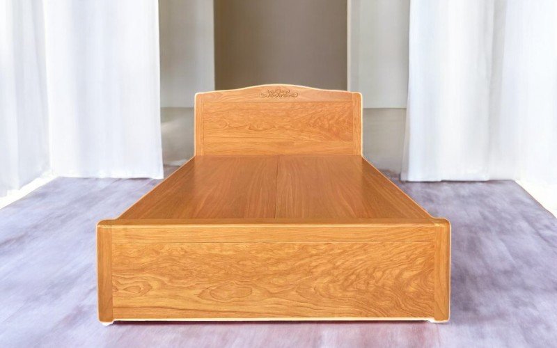 Giường gỗ đơn giản giá rẻ đẹp chất lượng tốt