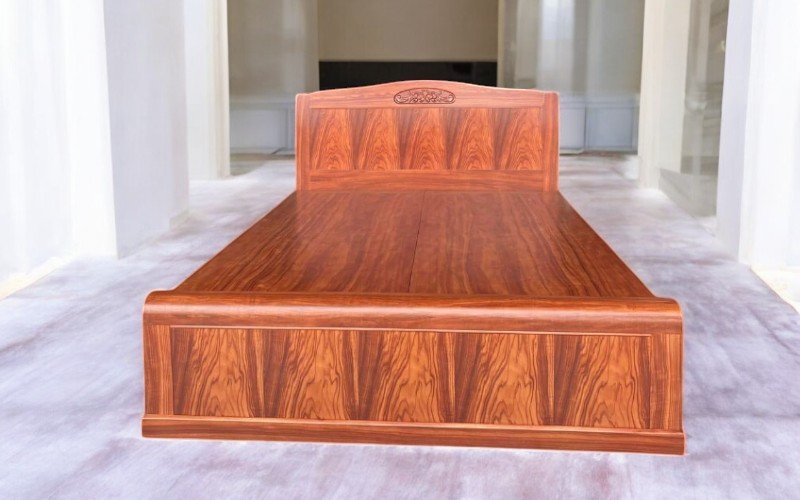 Giường gỗ đơn giản giá rẻ đẹp chất lượng tốt