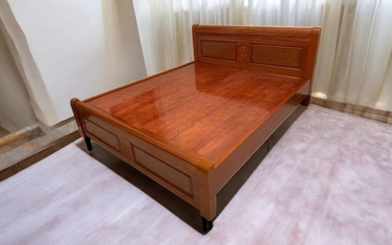 Giường gỗ tự nhiên hiện đại đẹp sang trọng tiện nghi