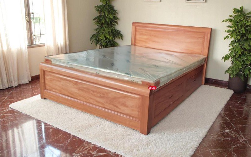 Giường gỗ công nghiệp giá rẻ