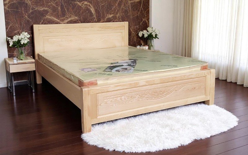Giường gỗ công nghiệp giá rẻ