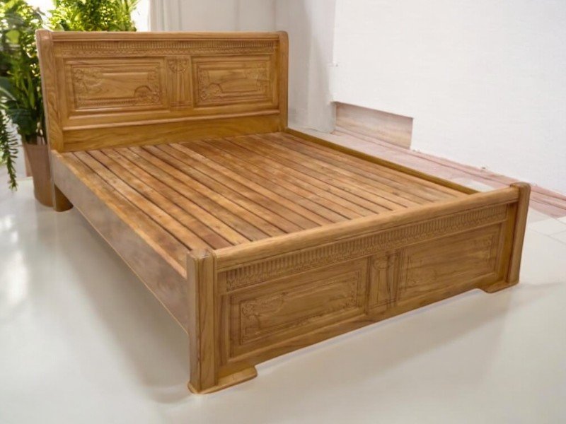 Mẫu giường gỗ đẹp tại TPHCM đa dạng phong cách