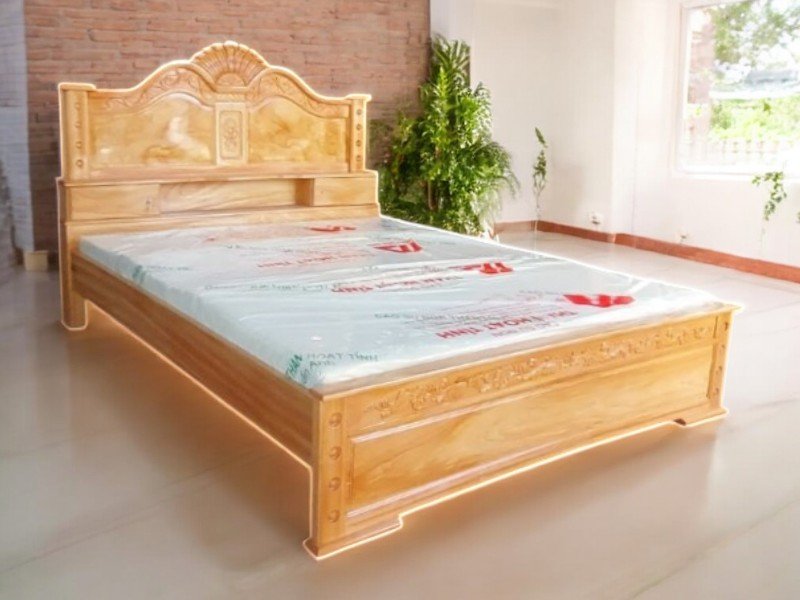 Mẫu giường gỗ đẹp tại TPHCM đa dạng phong cách