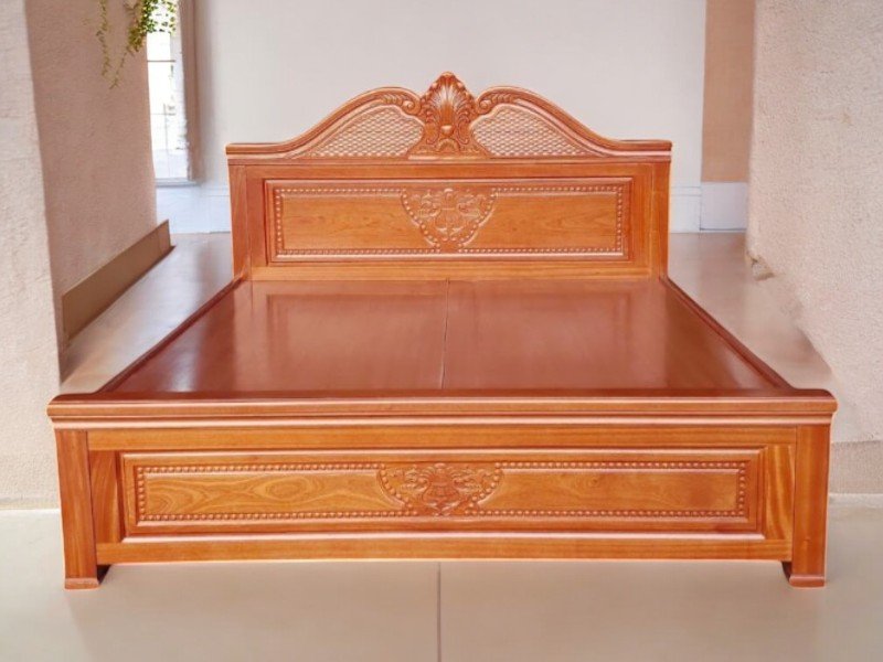 Mẫu giường gỗ đẹp tại TPHCM đa dạng phong cách