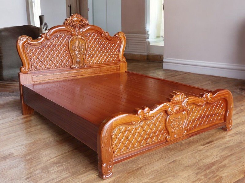 Giường gỗ tại quận 4 đẹp bên bao giá hợp lý
