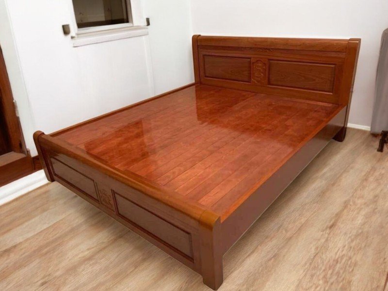 Giường gỗ công nghiệp tại quận 4 đẹp bền giá tốt