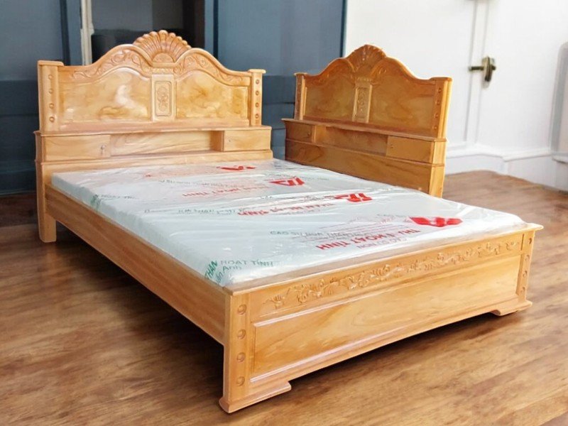 Mẫu giường gỗ đẹp tại quận 4
