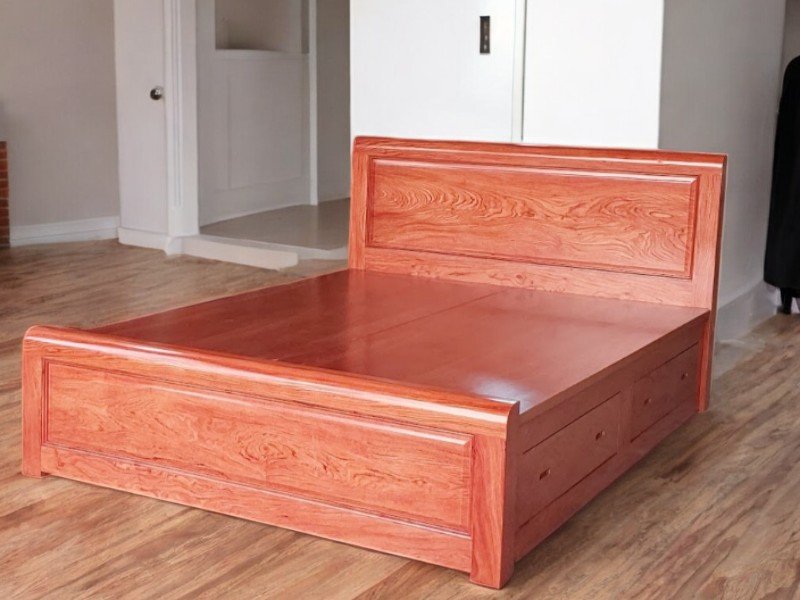 Mẫu giường gỗ đẹp tại quận 4