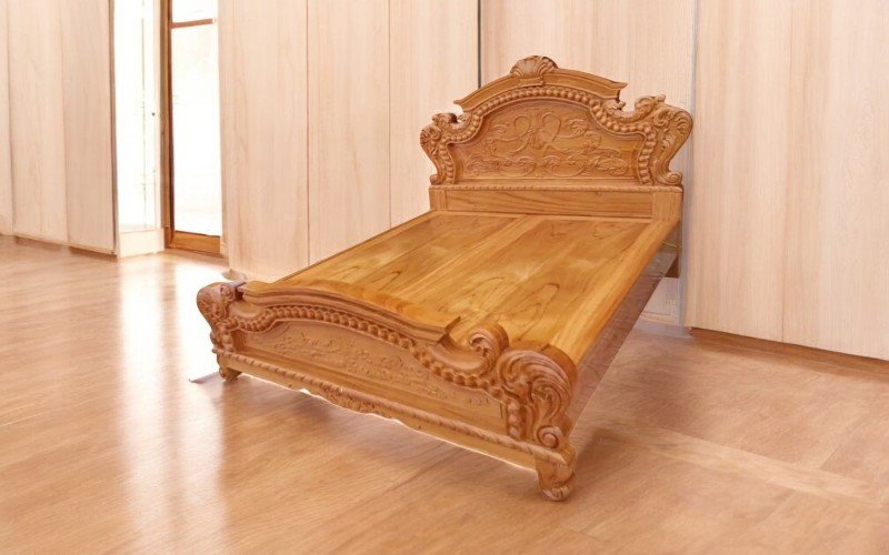 Giường gỗ tại quận 5 bền đẹp sang trọng nhiều mẫu mã