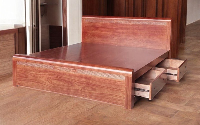 Giường gỗ tại quận 5 bền đẹp sang trọng nhiều mẫu mã
