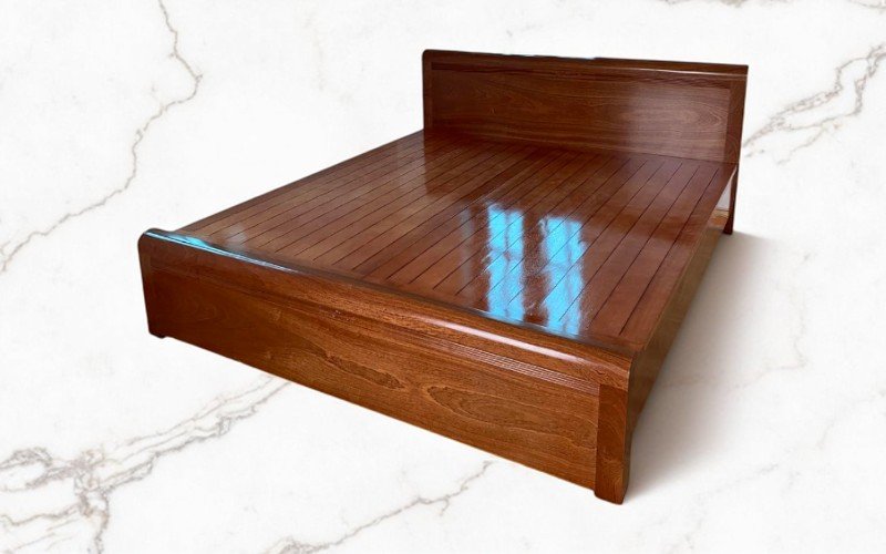 Giường ngủ 1m2 x 2m giá rẻ thiết kế tiết kiệm không gian