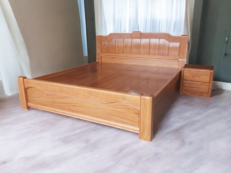 Giường gỗ tại quận 10 đẹp bền giá hợp lý