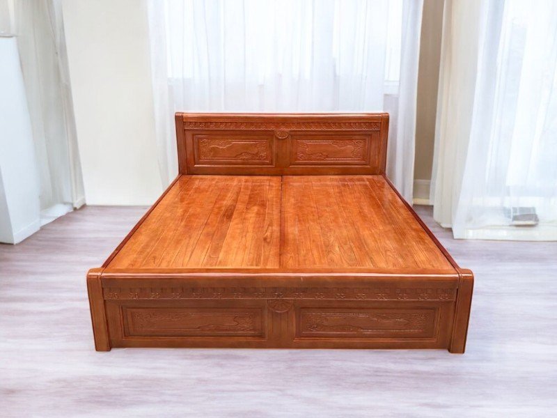 Giường gỗ tại quận 10 đẹp bền giá hợp lý
