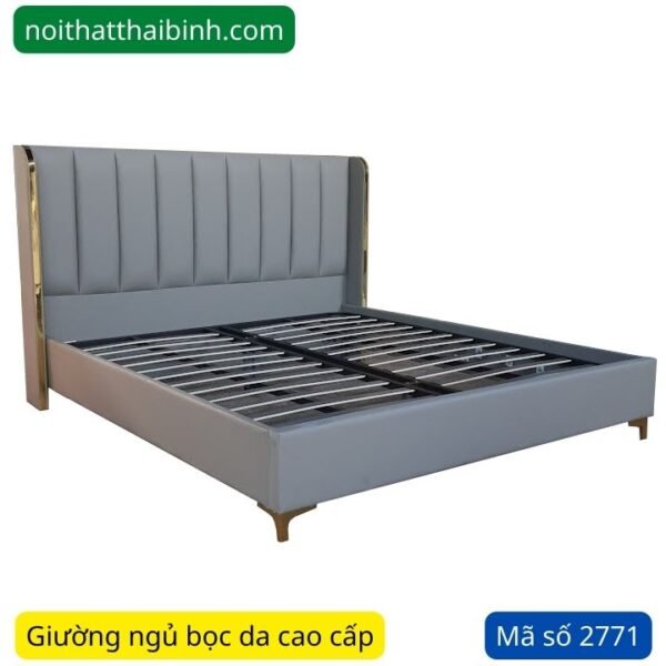 Giường ngủ bọc da cao cấp MS 2771
