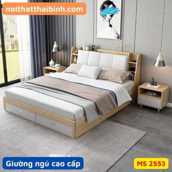 Giường ngủ cao cấp MS 2553
