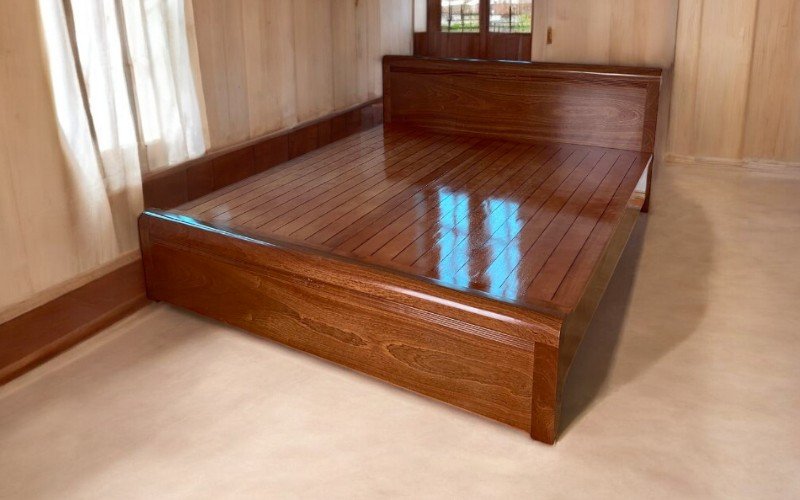 Mẫu giường gỗ đẹp tại quận 2 đa dạng sang trọng