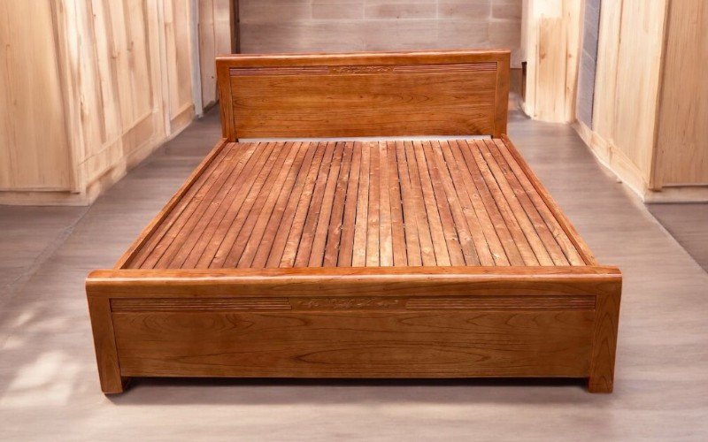 Giường gỗ công nghiệp tại quận 2 đẹp bền giá rẻ