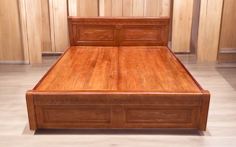 Mẫu giường gỗ đẹp tại quận 2 đa dạng sang trọng