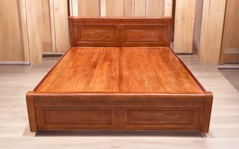 Mẫu giường gỗ đẹp tại quận 2 đa dạng sang trọng