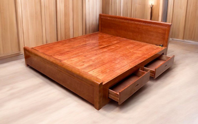 Giường gỗ tại quận 2 chất lượng bền đẹp giá tốt