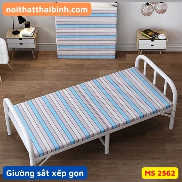 Giường sắt xếp gọn MS 2562 | GIAO HỎA TỐC TPHCM