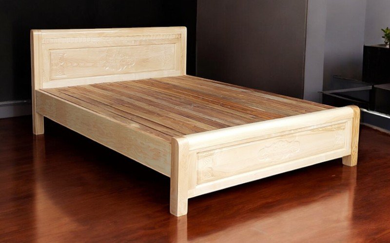 Mẫu giường gỗ đẹp tại quận 9 sang trọng tinh tế