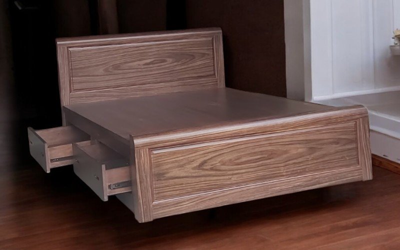 Mẫu giường gỗ đẹp tại quận 9 sang trọng tinh tế